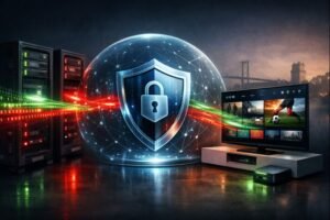 Riscos de usar IPTV não seguro em Portugal, incluindo problemas legais e ameaças digitais.