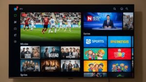 Canais IPTV Portugal disponíveis no Android TV incluindo desporto, filmes, séries e canais portugueses