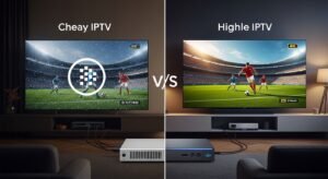 Comparação entre IPTV quase de borla instável e IPTV estável de melhor qualidade.