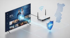 IPTV Portugal com VPN para evitar bloqueios e buffering