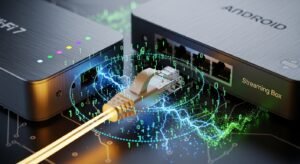 Conexão de rede otimizada para streaming IPTV sem buffering.