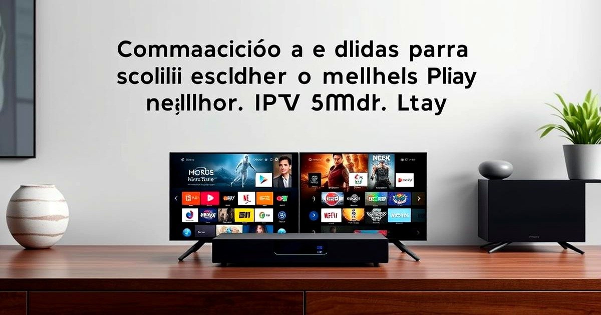 Dicas para escolher o melhor IPTV Smarters Player, incluindo verificar a compatibilidade e a variedade de canais