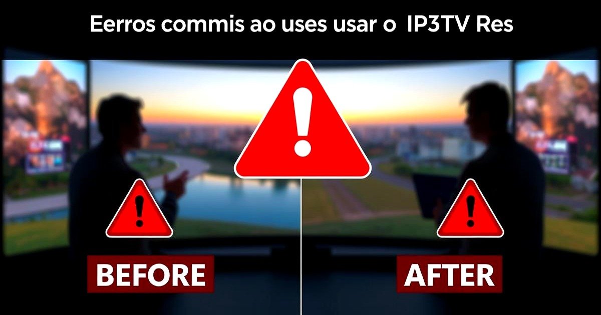 Erros comuns ao usar o IPTV Smarters Player, incluindo não configurar o aplicativo corretamente